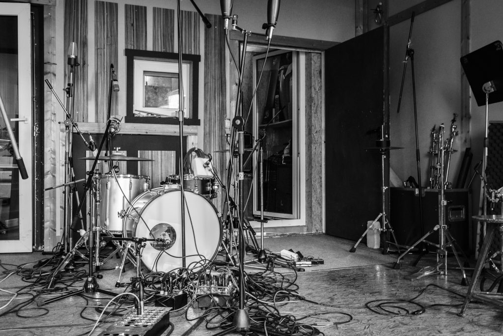 Drums mikrofoniert Off Ya Tree Recording Studio